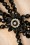 Lovely - Audrey Jet Flower Armband in Schwarz 3