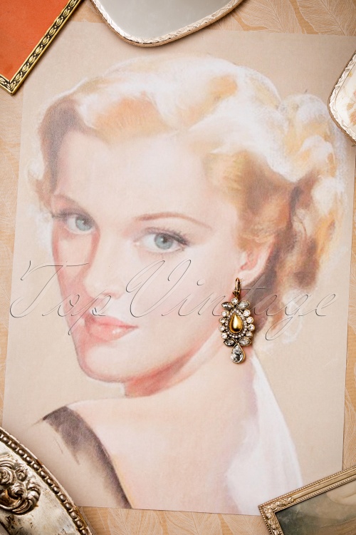 - 30s Allison Diamond Earrings 3