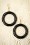 Splendette Black Faketile Hoop Earrings 333 10 19916 10052016 004W