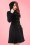 Collectif Clothing Heather Quilted Velvet Coat 18923 20160602 model02