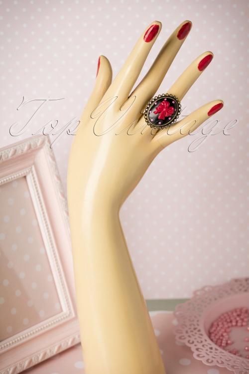Sweet Cherry - My Sweet Bow Ring Années 40 2