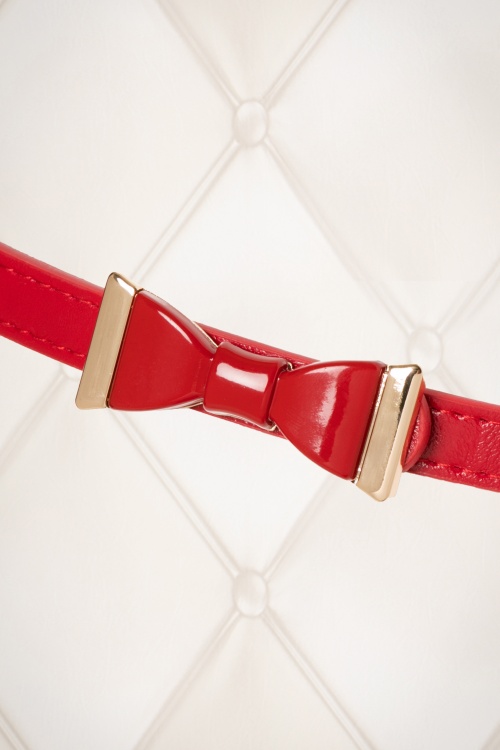 Banned Retro - 60s Summer Love Bow Belt in Red 2