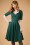 50s Trixie Doll Swing Dress in Teal
