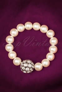 Kaytie - Glitter and Glamour Pearl Bracelet Années 50 