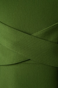 Tatyana - Vickie Criss Cross-jurk in vintage groen 4