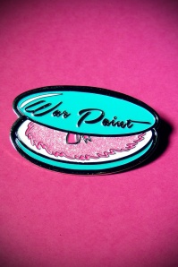 Vixen by Micheline Pitt - 50s Vixen War Paint Pin in Turquoise