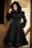 Elvira Coat Années 30 en Noir