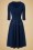 Vintage Chic Scuba Crepe Sweetheart Neckline Navy Dress 102 20 19596 20161026 0005w