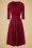 Vintage Chic Scuba Crepe Sweetheart Neckline Wine Red Dress 102 20 19596 20161026 0005w