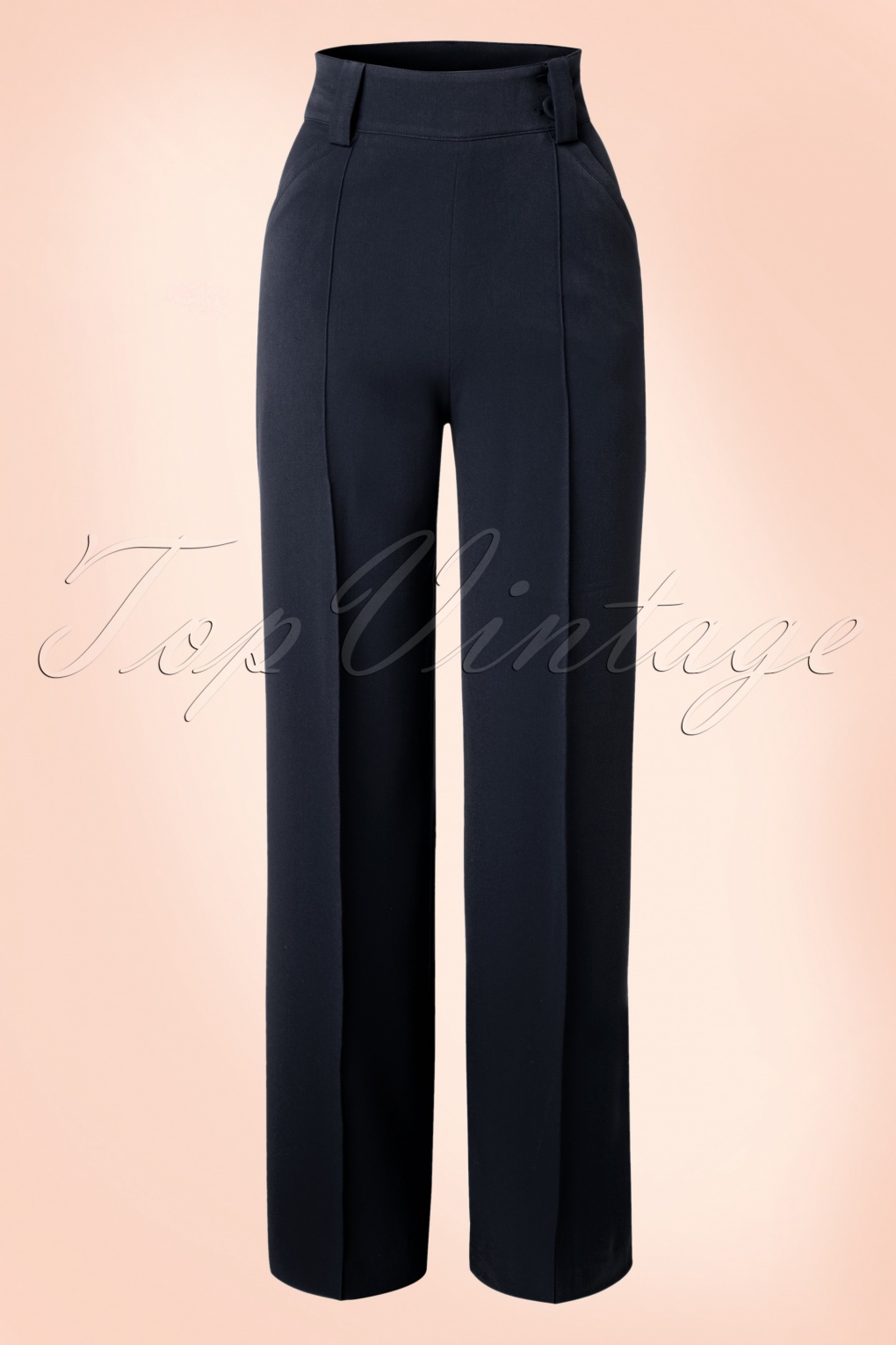 40s Melissa Trousers in Navy