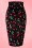 Collectif Clothing Fiona 50s Cherry Pencil Skirt Black 120 14 16174 20160217 0010W