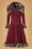 Collectif Clothing Pearl Coat in Wine 18892 20160602 0011WV2