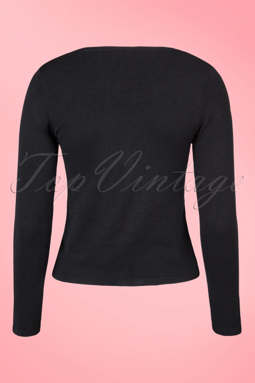 Collectif Clothing - Jo Cherry vest in zwart 2